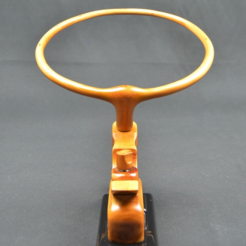 岐山作天然木玉網置段違い弓式万力 玉置直径28cm 【公式通販】